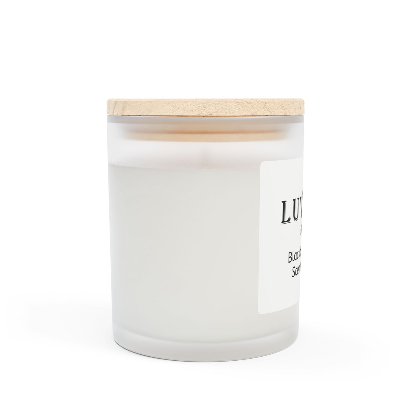 Blackberry Vanilla Scented Candle - 11oz Frosted Glass