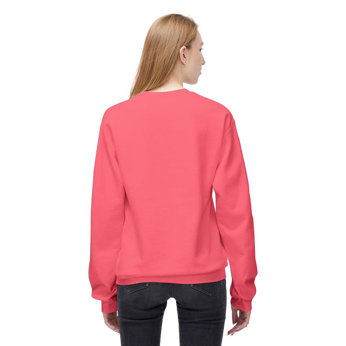 Casual Black Crewneck Sweatshirt - "I Just Work Here" White letters